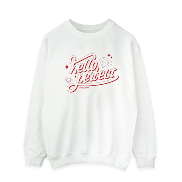 Netflix Mens Sex Education Hello Perfect Sweatshirt S Vit White S