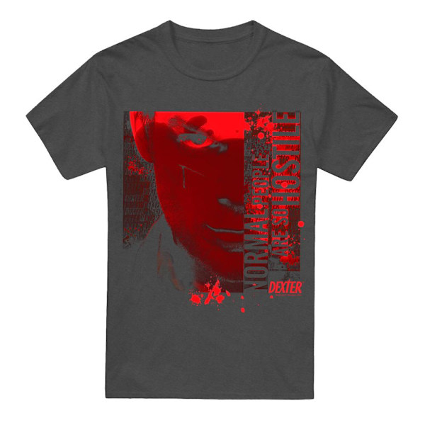 Dexter Unisex Vuxen Normal T-Shirt L Kolgrå Charcoal L
