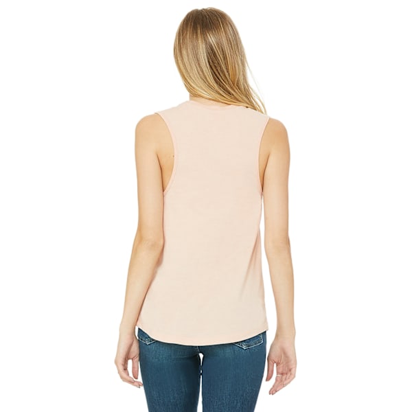 Bella + Canvas Dam/Dam Muscle Jersey Tank Top L Peach Hea Peach Heather L