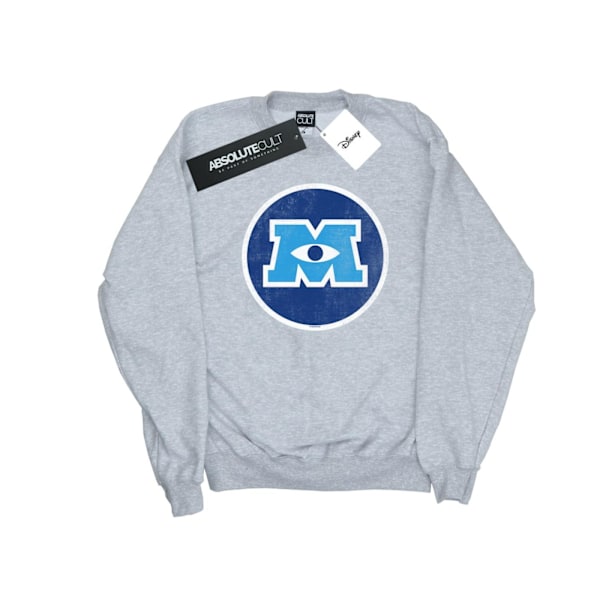 Disney Herr Monsters University Monster Emblem Sweatshirt XXL S Sports Grey XXL