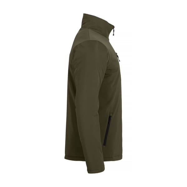 Clique Vadderad Softshelljacka för män L Dimgrön Fog Green L
