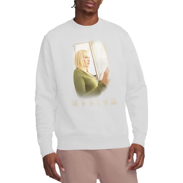 Medium Unisex Vuxen Vit Lätt Sweatshirt L Vit White L