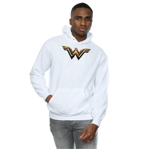 DC Comics Justice League Movie Wonder Woman Emblem Hoodie White S