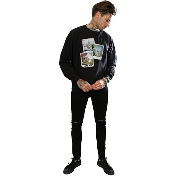 Frozen Herr Olaf Polaroid Sweatshirt M Svart Black M