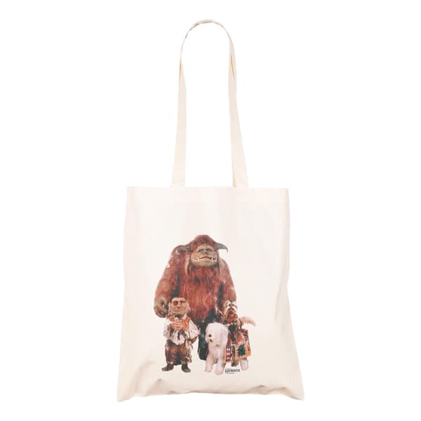Labyrinth Friends Canvas Tote Bag One Size Beige Beige One Size
