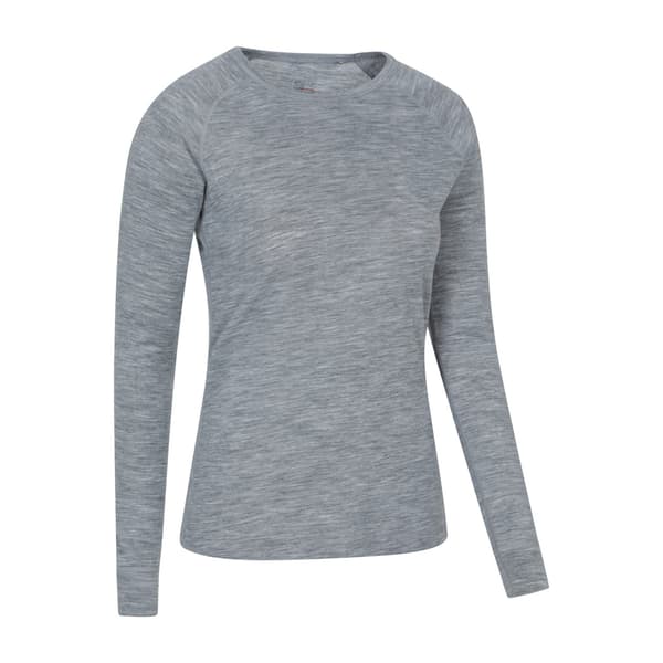 Mountain Warehouse Merino Ull Underställ Dam 18 Light Grey 18 UK