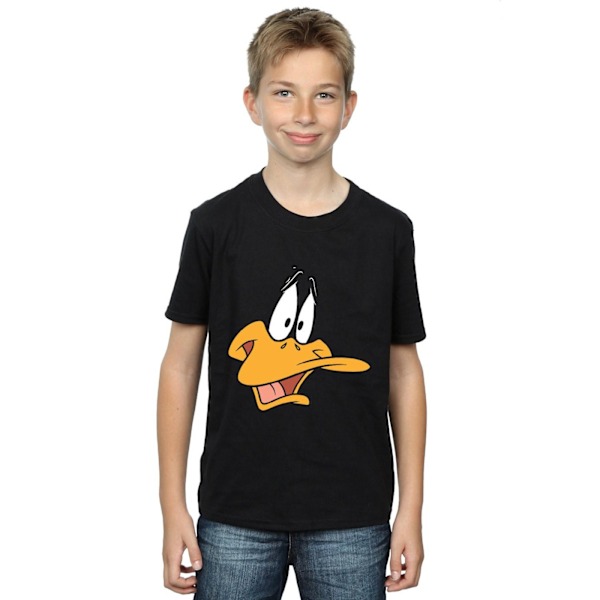 Looney Tunes Pojkar Daffy Duck Bomull T-shirt 12-13 År Svart Black 12-13 Years