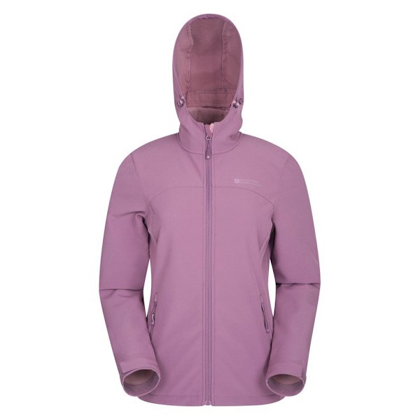 Mountain Warehouse Exodus Andningsbar Mjuk Skaljacka för Dam Dusky Purple 14 UK