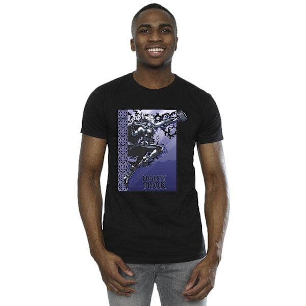 Marvel Herr Thor Love And Thunder Mighty Thor T-Shirt 4XL Svart Black 4XL
