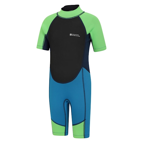 Mountain Warehouse Barnkläder/Barn Kontrastpanel Våtdräkt 9-10 År Blue 9-10 Years