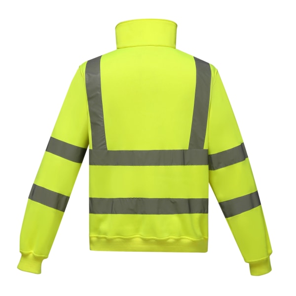 Yoko Unisex Adult Hi-Vis Quarter Zip Sweatshirt S Gul Yellow S