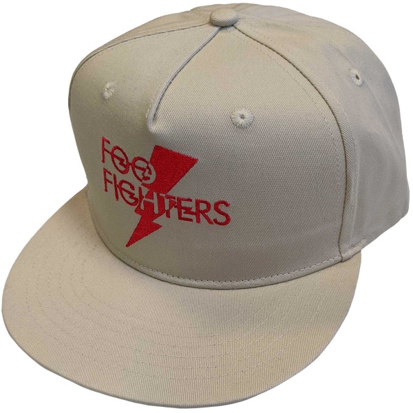 Foo Fighters Unisex Adult Flash Logotyp Snapback Cap One Size Sand Sand One Size