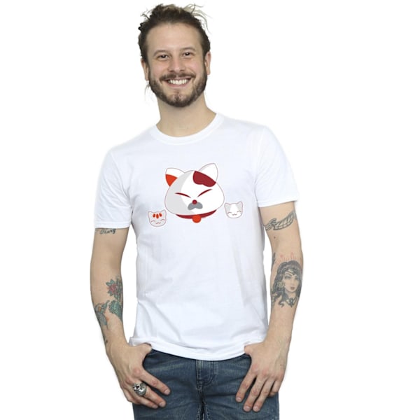 Disney Herr Big Hero 6 Baymax Kitten Heads T-shirt L Vit White L