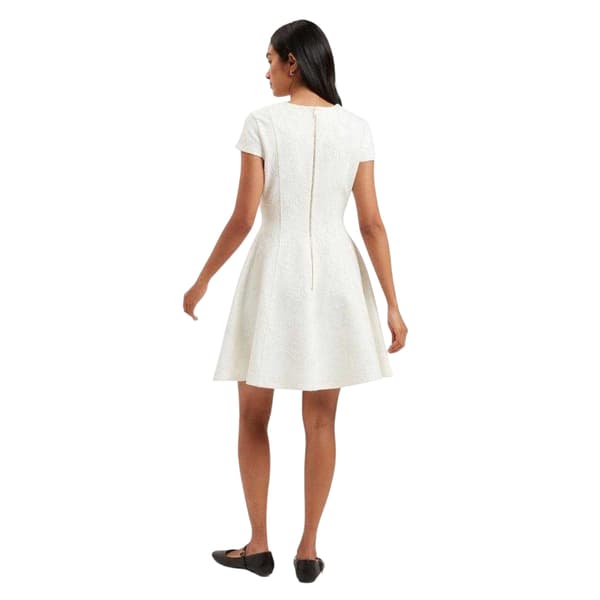 Ted Baker Dam Codaa Broderad Ponte Skaterklänning 12 Ivory 12 UK