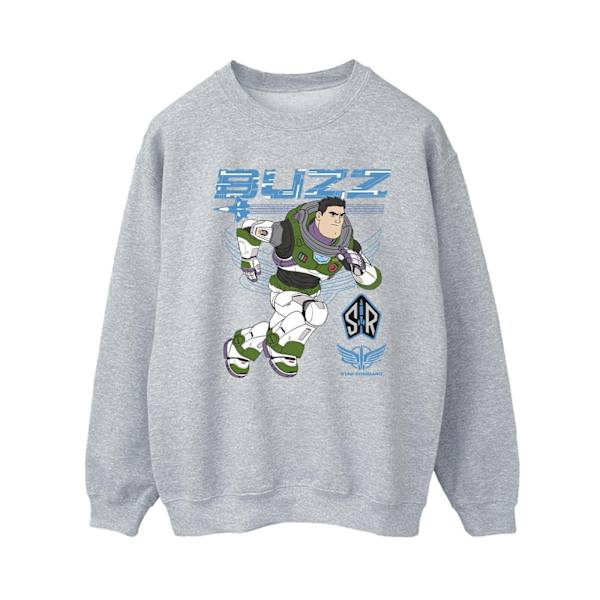 Disney Womens/Ladies Lightyear Buzz Run To Action Sweatshirt XX Sports Grey XXL
