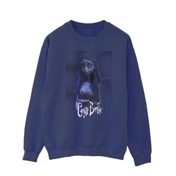 Corpse Bride Herr Emily Poster Sweatshirt XXL Marinblå Navy Blue XXL