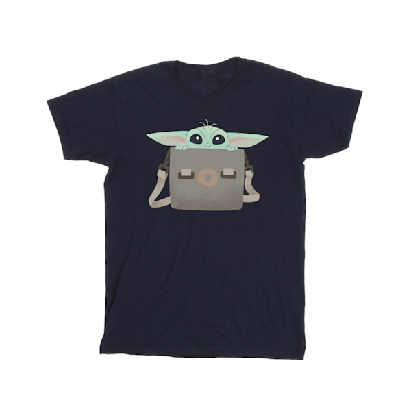 Star Wars The Mandalorian Grogu Resväska T-shirt 5XL Marinblå Navy Blue 5XL