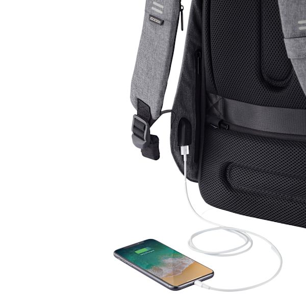 XD Design Bobby Hero Stöldskyddsryggsäck 20L Grå Grey 20L