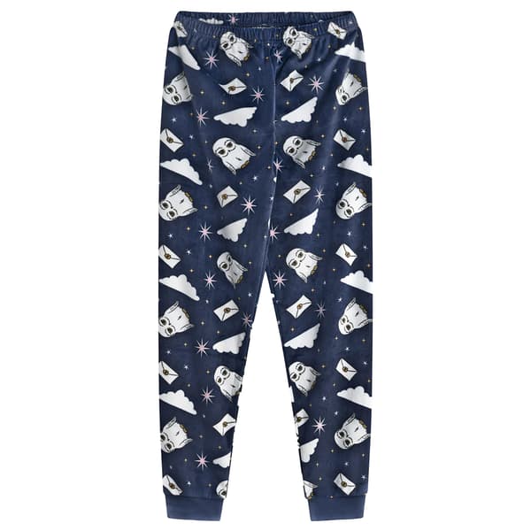 Harry Potter Flickor Hedwig Lång Pyjamas Set 5-6 År Vit/Blå White/Blue 5-6 Years