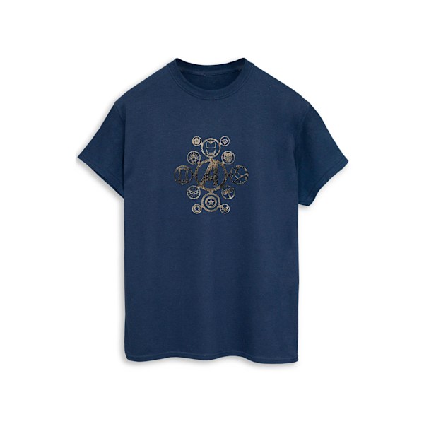 Avengers Infinity War Herr Ikoner Bomull T-shirt XL Marinblå Navy Blue XL