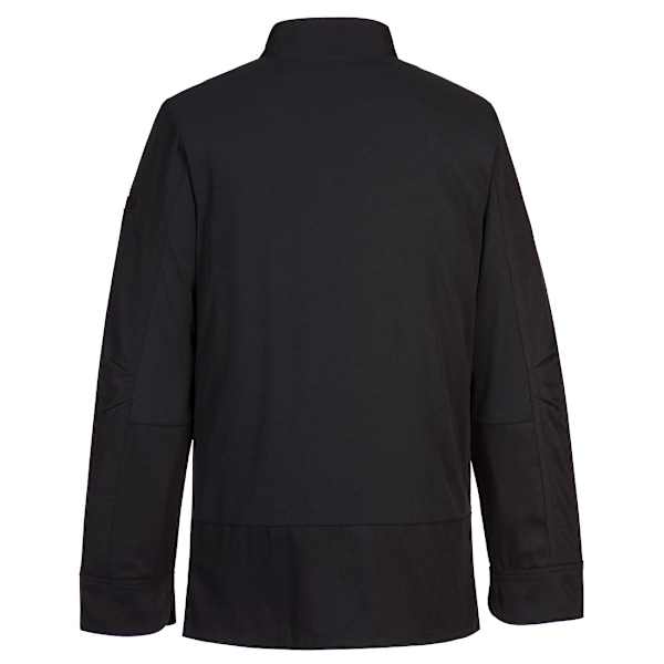 Portwest Herr Surrey Långärmad Kockjacka 3XL Svart Black 3XL