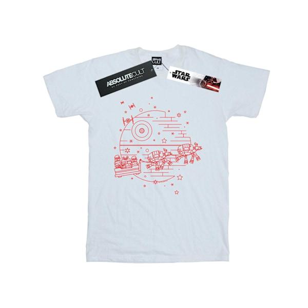 Star Wars Herr Death Star Sleigh T-shirt M Vit White M