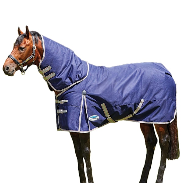 Weatherbeeta Comfitec Essential Plus Avtagbar Hals Lätt Navy/Silver/Red 7´