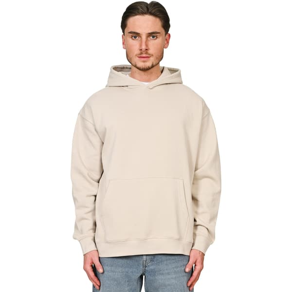 Casual Classics Unisex Vuxen Premium Kammad Bomull Oversized Huvtröja Stone XXL