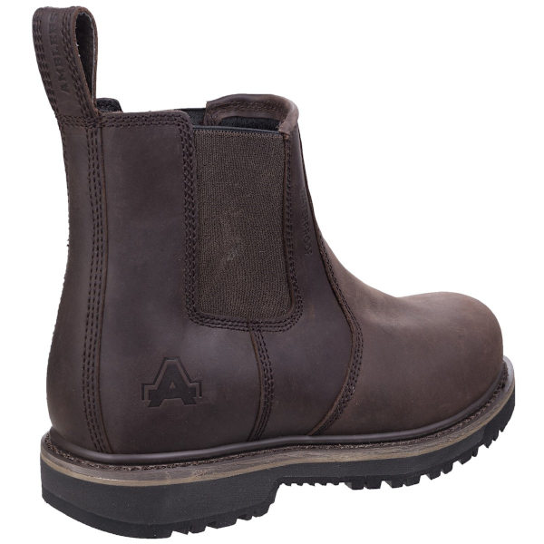 Amblers herr AS231 läderhandlarstövel 12 UK brun Brown 12 UK