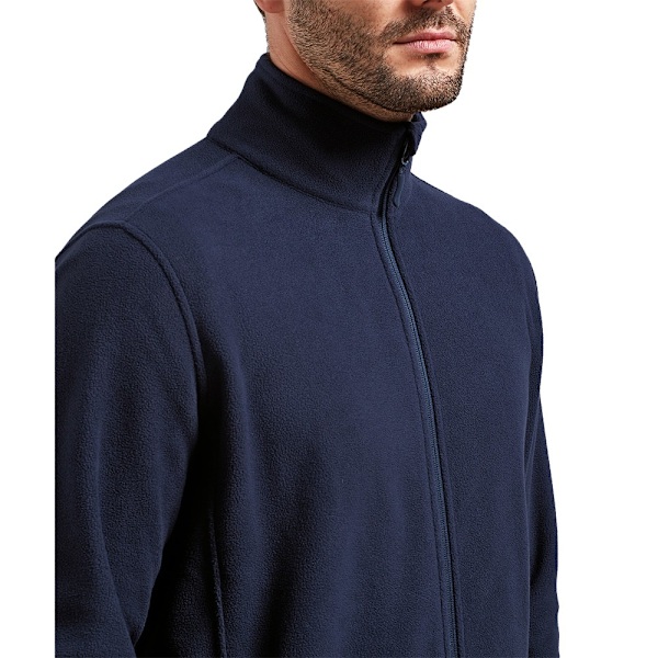 Premier Herr Recyclight Microfleece Full Zip Jacka 4XL Marinblå Navy 4XL