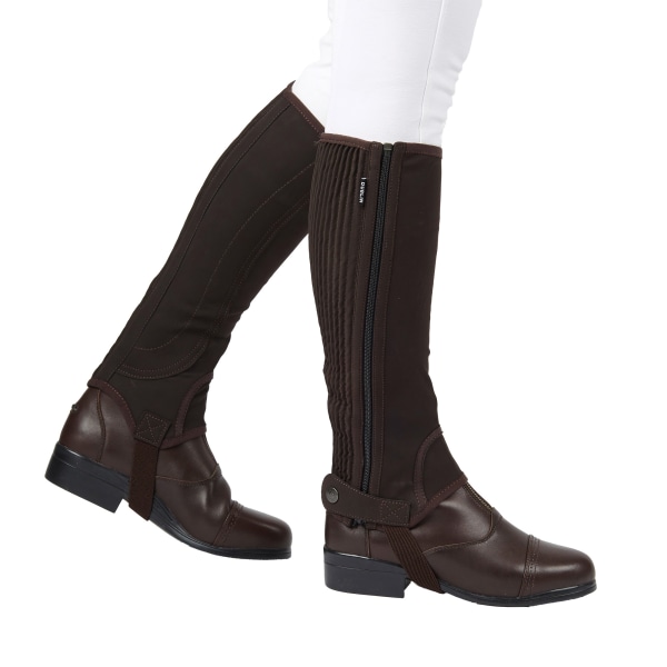 Dublin Childrens/Kids Lättskött Half Chaps II Medium Brown Brown Medium