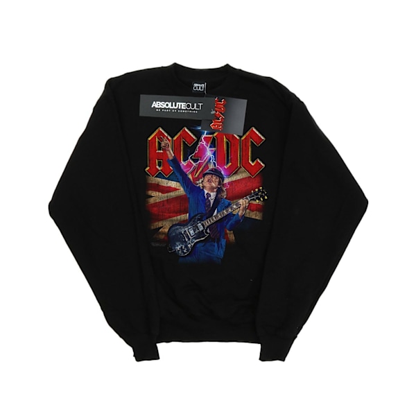 AC/DC Boys Angus Union Flag Lightning Sweatshirt 9-11 år Bla Black 9-11 Years