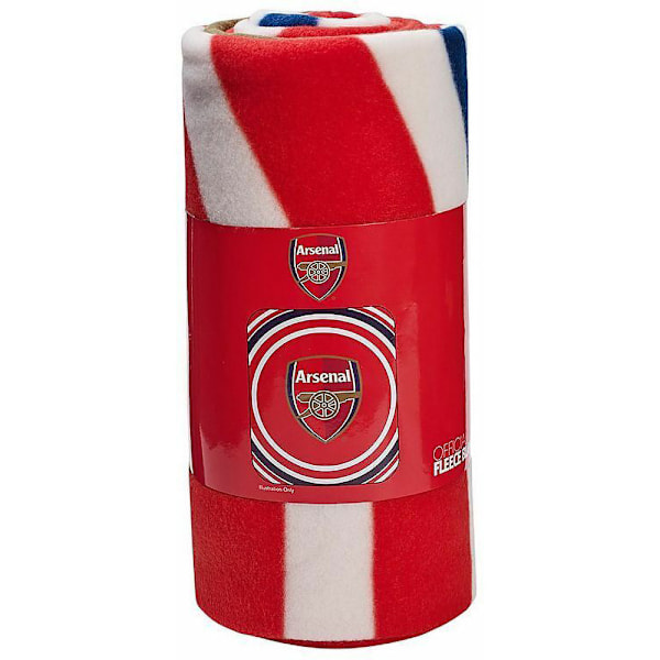 Arsenal FC Pulse Design Fleecefilt En Storlek Röd Red One Size