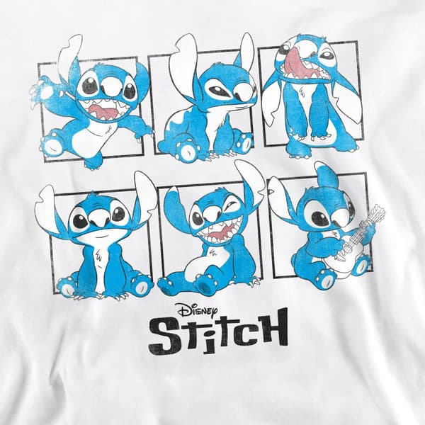 Lilo & Stitch Unisex Vuxen Blocks Sweatshirt XL Vit White XL