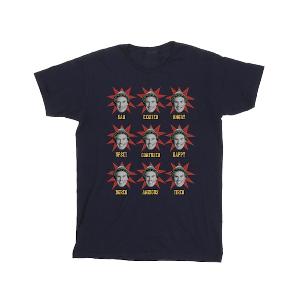 Elf Boys Many Moods Of Buddy T-Shirt 7-8 År Marinblå Navy Blue 7-8 Years