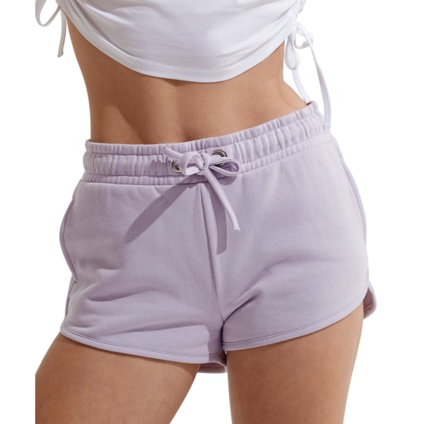 TriDri Dam/Dam Återvunna Retro Sweat Shorts 16 UK Lilac Lilac 16 UK