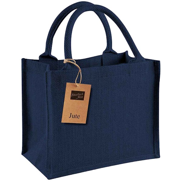 Westford Mill Jute Mini Presentpåse One Size Graphite Graphite One Size