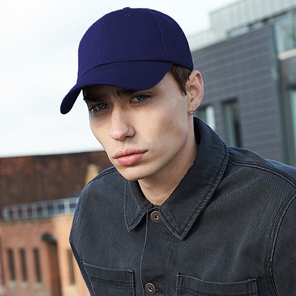 Beechfield Unisex Authentic 6 Panel Baseball Cap One Size Frenc French Navy One Size