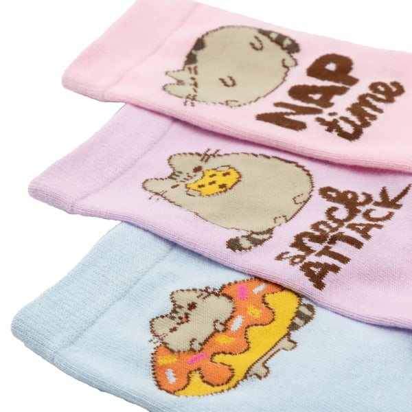 Pusheen Dam/Kvinnor Snack Attack Strumpset (5-pack) 4 UK-8 Multicoloured 4 UK-8 UK