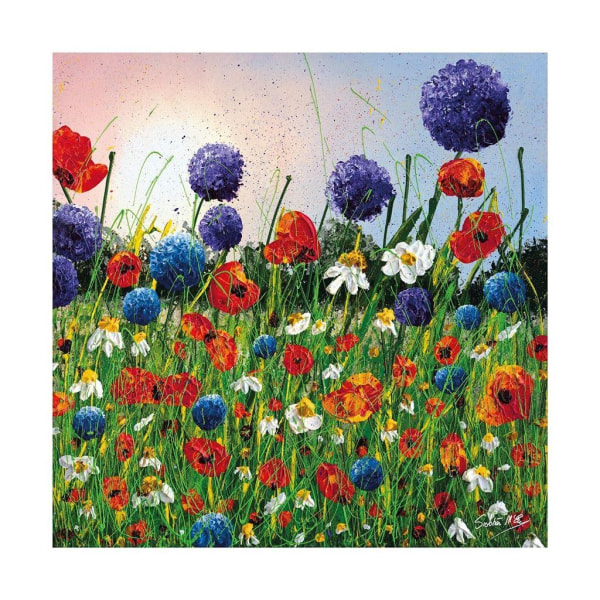 Siobhan McEvoy Blooming Gorgeous Print 40cm x 40cm Multicoloure Multicoloured 40cm x 40cm