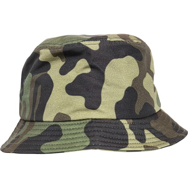 Flexfit By Yupoong Camo Bucket Hat One Size Green Camo Green Camo One Size