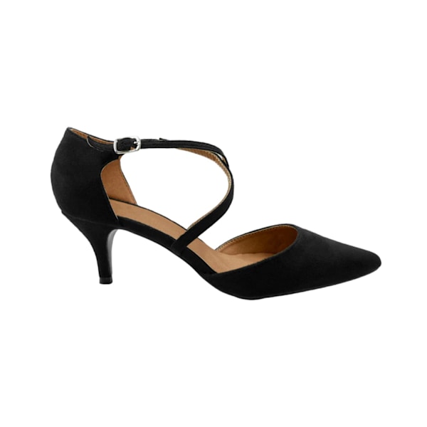 Var är det ifrån Dam/Dam Kennedi Mocka Crossover Rem W Black 8 UK Wide