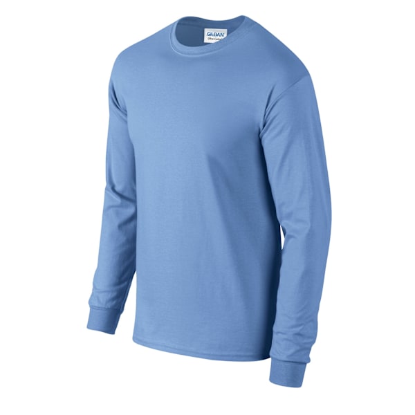 Gildan Unisex Adult Ultra Plain Cotton Long-Sleeved T-Shirt XL Carolina Blue XL