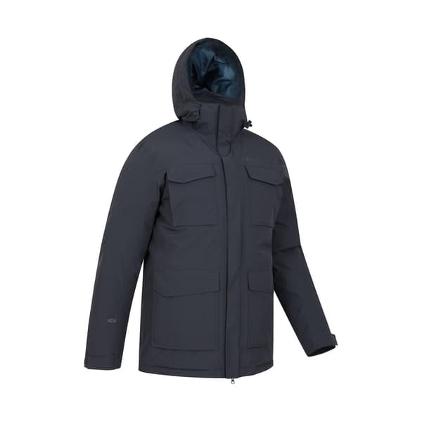 Mountain Warehouse Herr Concord Extreme Down Lång Jacka Blue XL