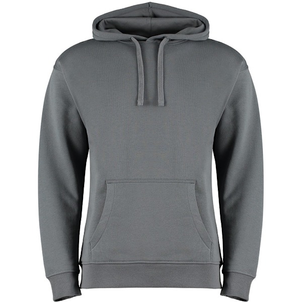 Kustom Kit Herr Hoodie S Mörkgrå Dark Grey S