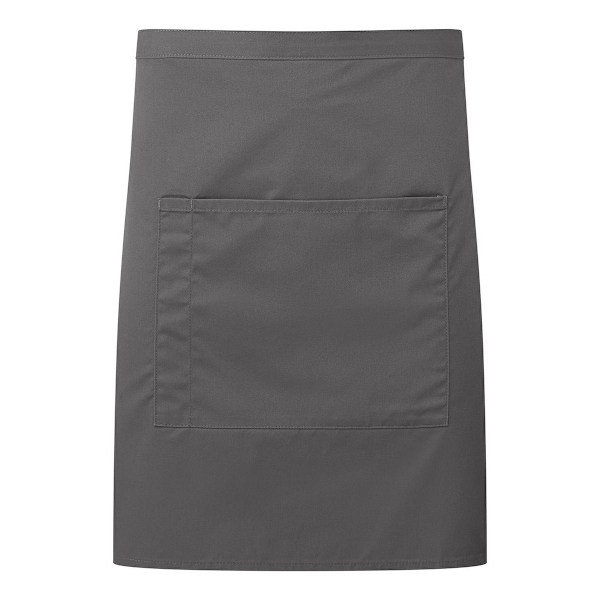 Premier Pocket Kort Förkläde One Size Mörkgrå Dark Grey One Size