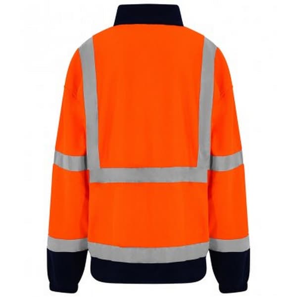 PRO RTX Herr High-Vis Fleecejacka M Orange/Marinblå Orange/Navy M
