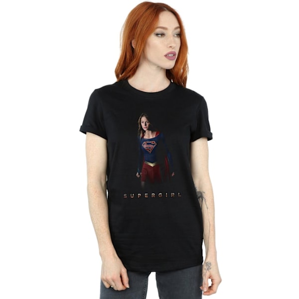 DC Comics Dam/Kvinnor Supergirl TV-serie Kara Stående Cotto Black M