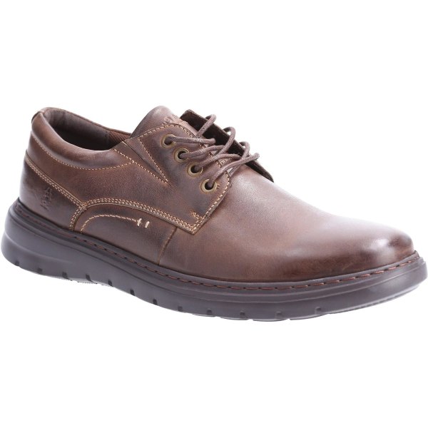 Hush Puppies Herr Triton Läder Casual Shoes 12 UK Brown Brown 12 UK