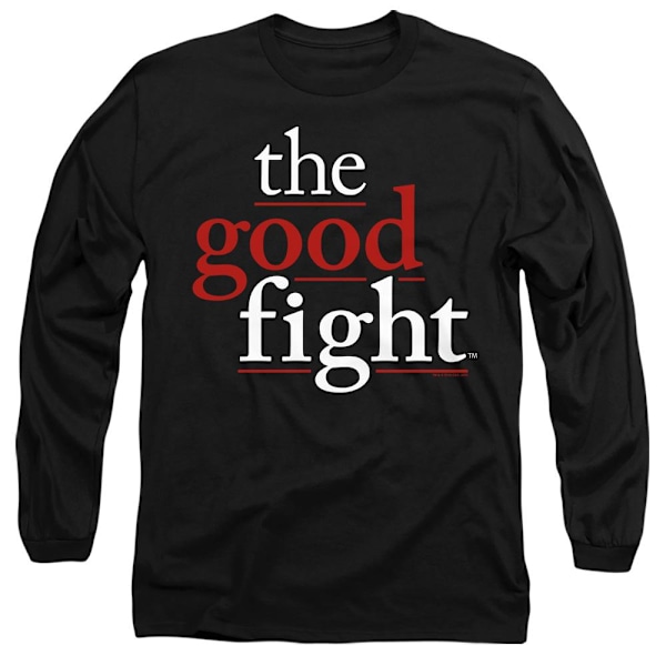 The Good Fight Unisex Vuxen Logo T-Shirt S Svart Black S